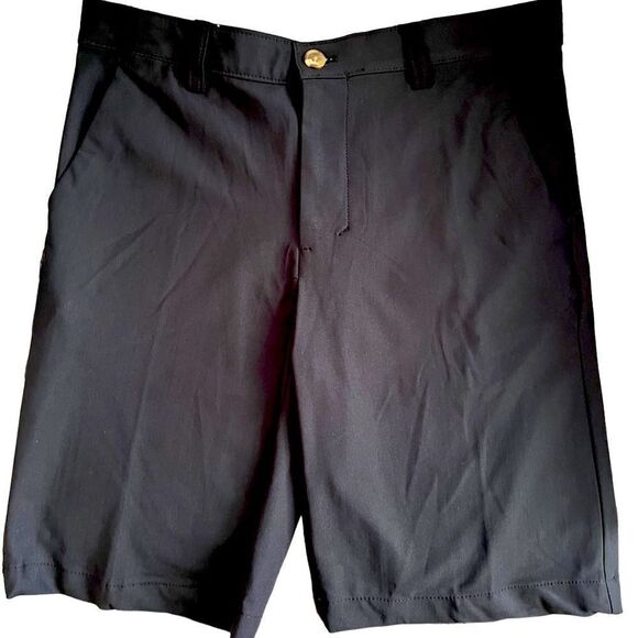 Greg Norman Active Life black Flat Front
Stretch Tech 9in Golf Shorts size 30. - Picture 1 of 5